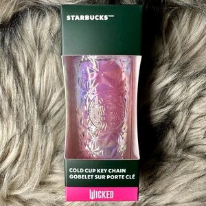Starbucks Wicked Pink Holographic Cold Cup Key Chain